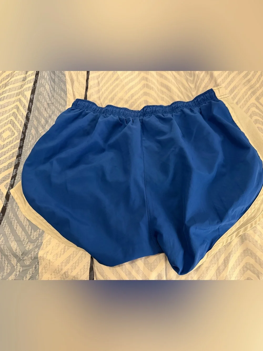 Nike Royal Blue Athletic Shorts with White Trim